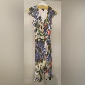 Carlise Dress, Floral Print, Waist Tie 4